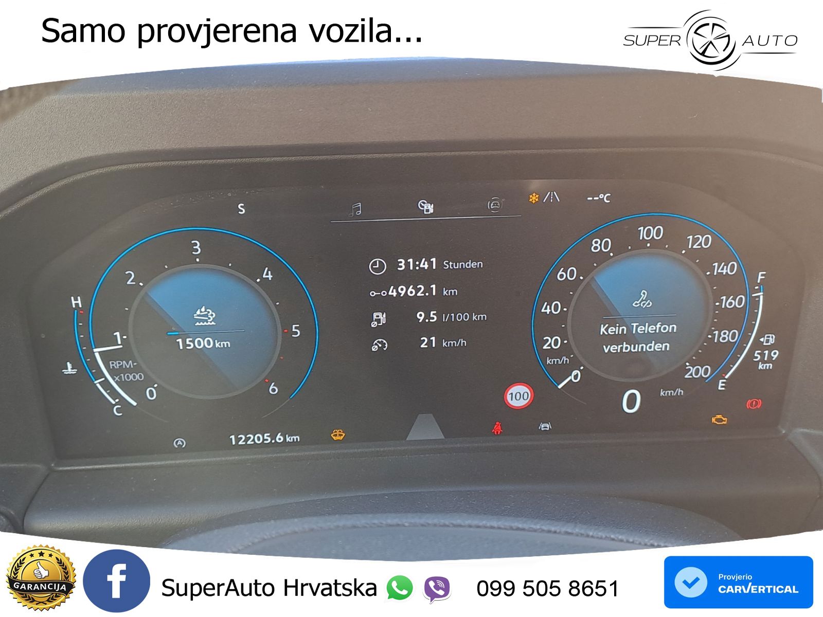 Volkswagen T7 Transporter Kasten 2.0 TDI KR Sitzhz/08.30Gar 150 KS