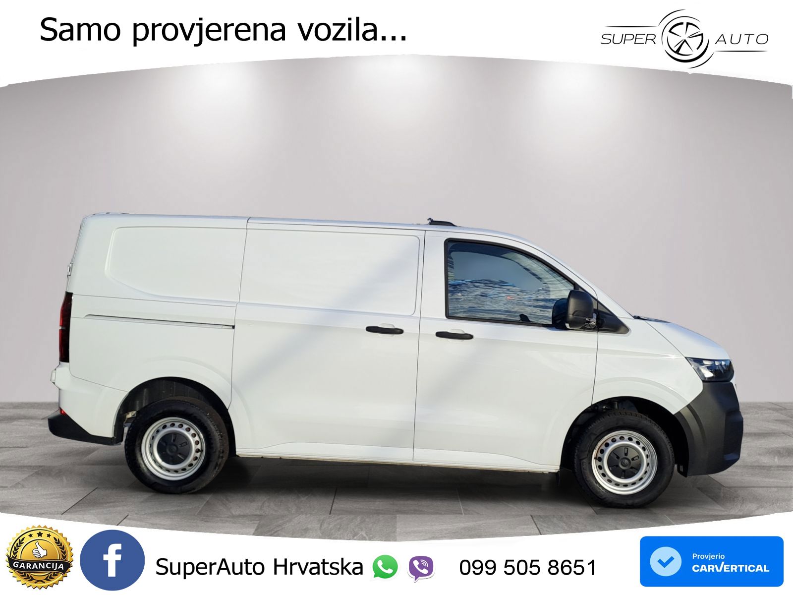 Volkswagen T7 Transporter Kasten 2.0 TDI KR Sitzhz/08.30Gar 150 KS