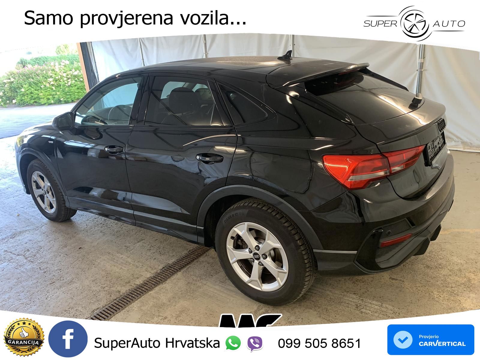 Audi Q3 Sportback 40 TDI (200 KS) quattro S tronic S line LED+GR SJED+ACC