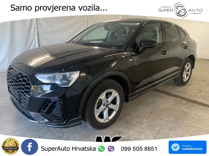 Audi Q3 Sportback 40 TDI (200 KS) quattro S tronic S line LED+GR SJED+ACC