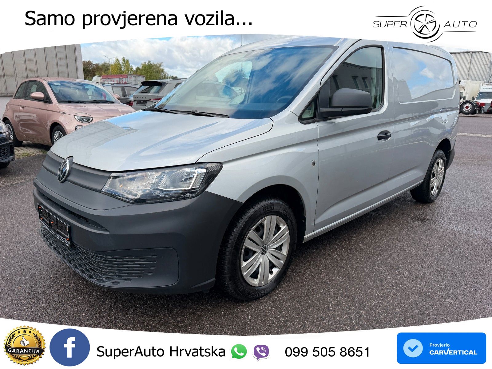 Volkswagen Caddy Cargo Maxi*KLIMA*PDC*TEMP*3 Stück 102 KS