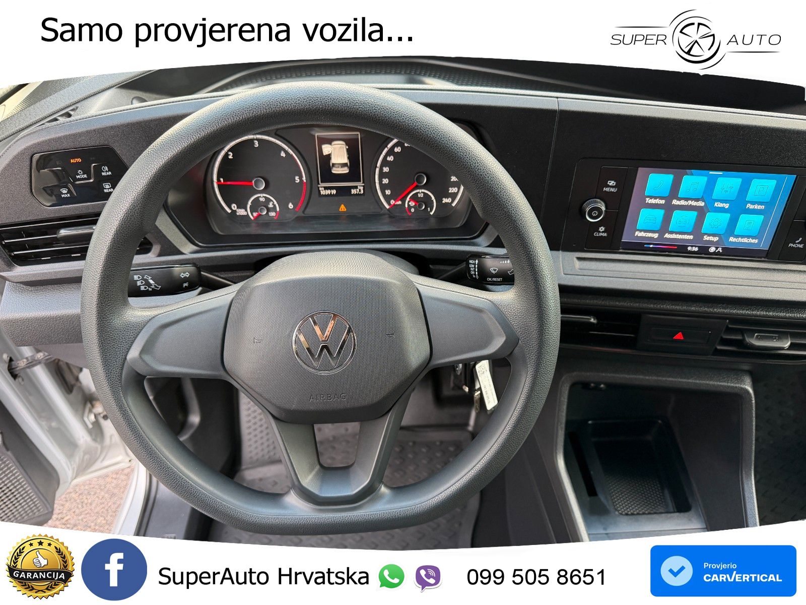 Volkswagen Caddy Cargo Maxi*KLIMA*PDC*TEMP*3 Stück 102 KS