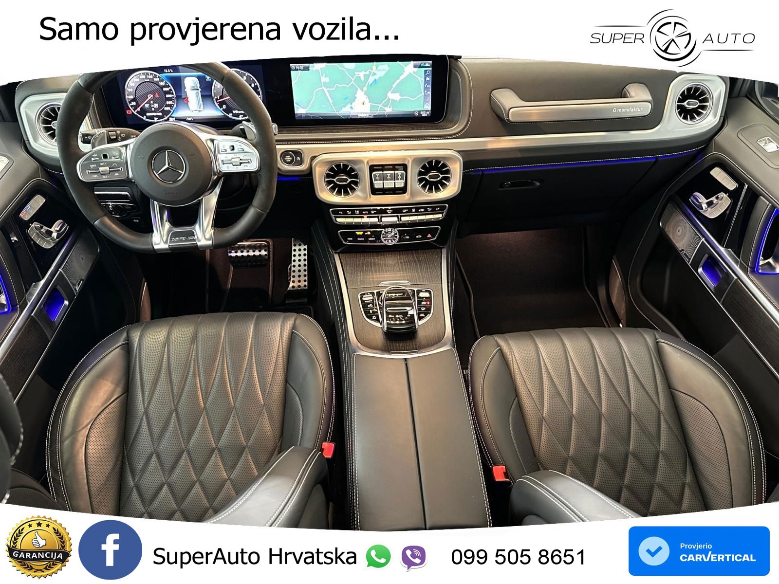 Mercedes AMG G 63 Long V8 (585 KS) 4MATIC 9G-TRONIC AMG SPEEDSHIFT PLUS Superior LED+GR SJED+ACC