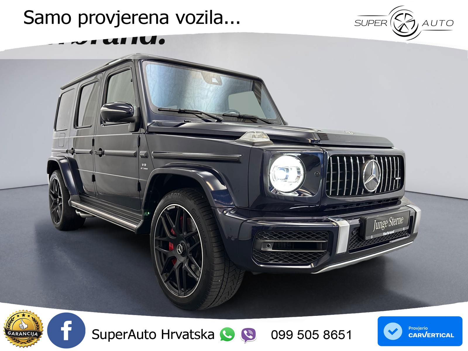 Mercedes AMG G 63 Long V8 (585 KS) 4MATIC 9G-TRONIC AMG SPEEDSHIFT PLUS Superior LED+GR SJED+ACC