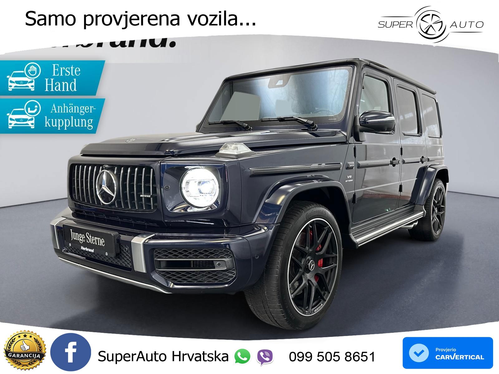 Mercedes AMG G 63 Long V8 (585 KS) 4MATIC 9G-TRONIC AMG SPEEDSHIFT PLUS Superior LED+GR SJED+ACC