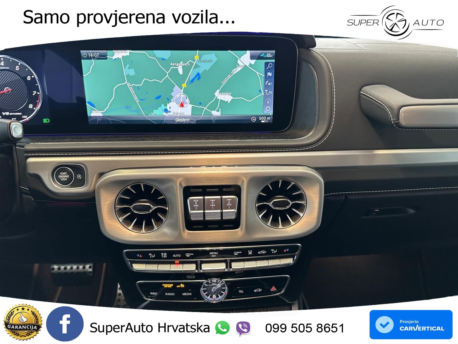 Mercedes AMG G 63 Long V8 (585 KS) 4MATIC 9G-TRONIC AMG SPEEDSHIFT PLUS Superior LED+GR SJED+ACC