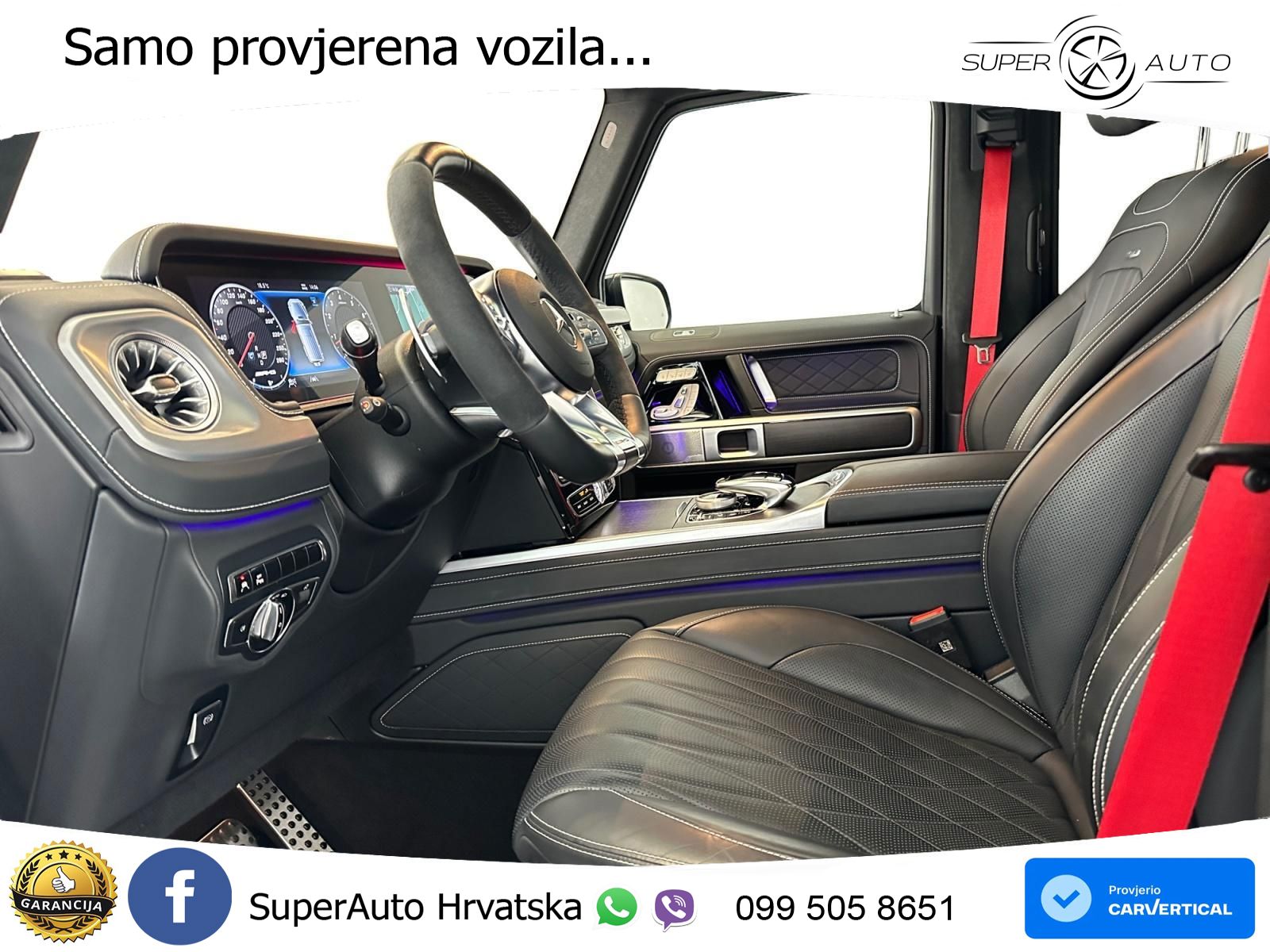 Mercedes AMG G 63 Long V8 (585 KS) 4MATIC 9G-TRONIC AMG SPEEDSHIFT PLUS Superior LED+GR SJED+ACC