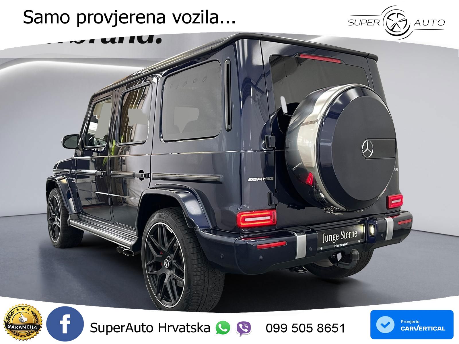 Mercedes AMG G 63 Long V8 (585 KS) 4MATIC 9G-TRONIC AMG SPEEDSHIFT PLUS Superior LED+GR SJED+ACC