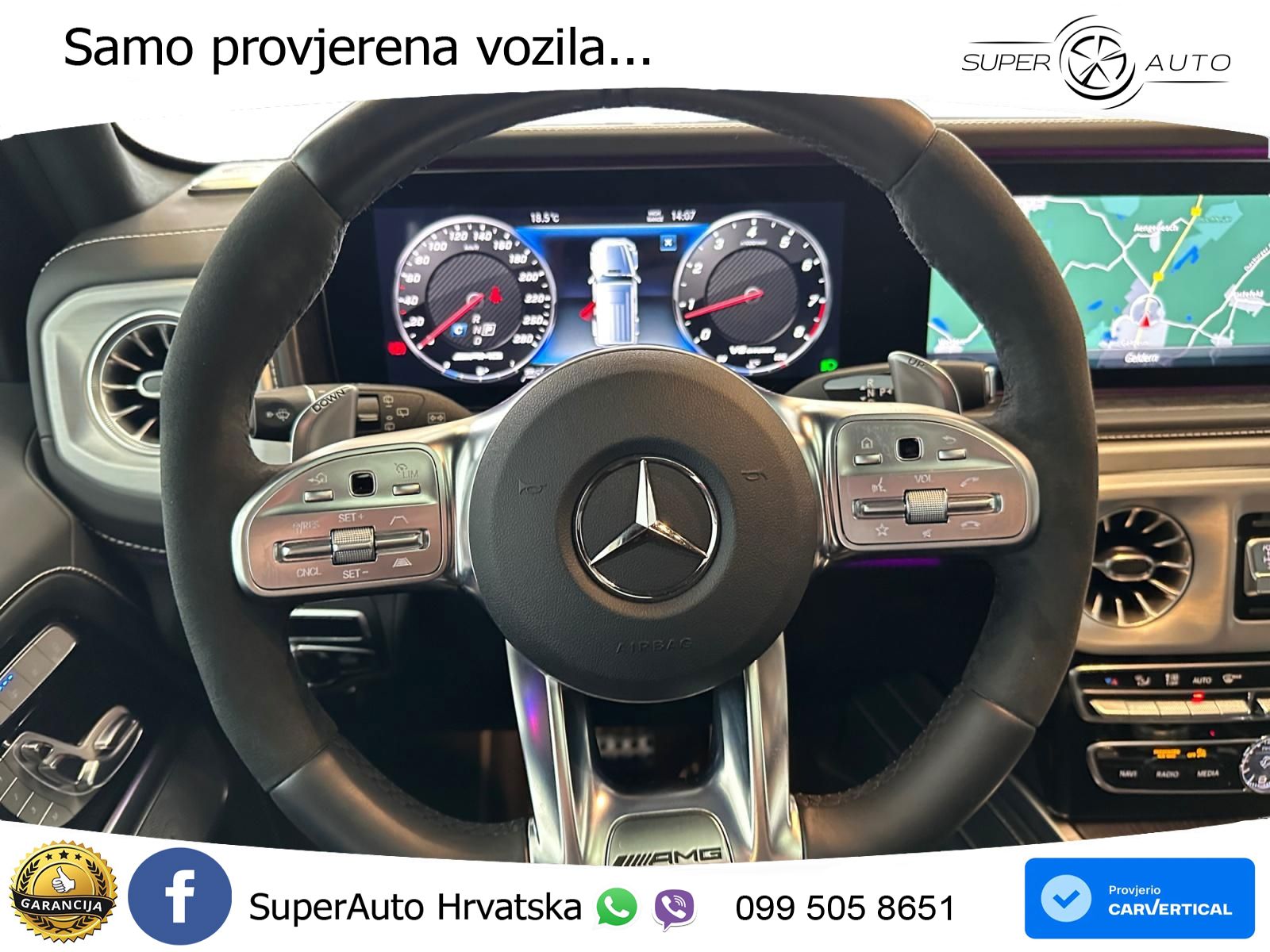 Mercedes AMG G 63 Long V8 (585 KS) 4MATIC 9G-TRONIC AMG SPEEDSHIFT PLUS Superior LED+GR SJED+ACC