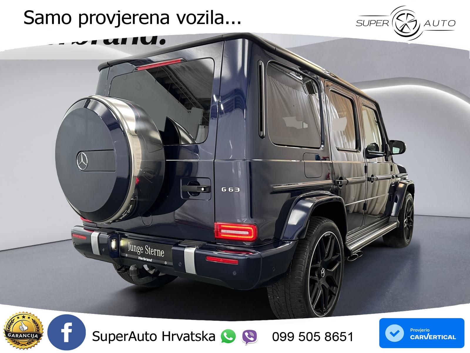 Mercedes AMG G 63 Long V8 (585 KS) 4MATIC 9G-TRONIC AMG SPEEDSHIFT PLUS Superior LED+GR SJED+ACC