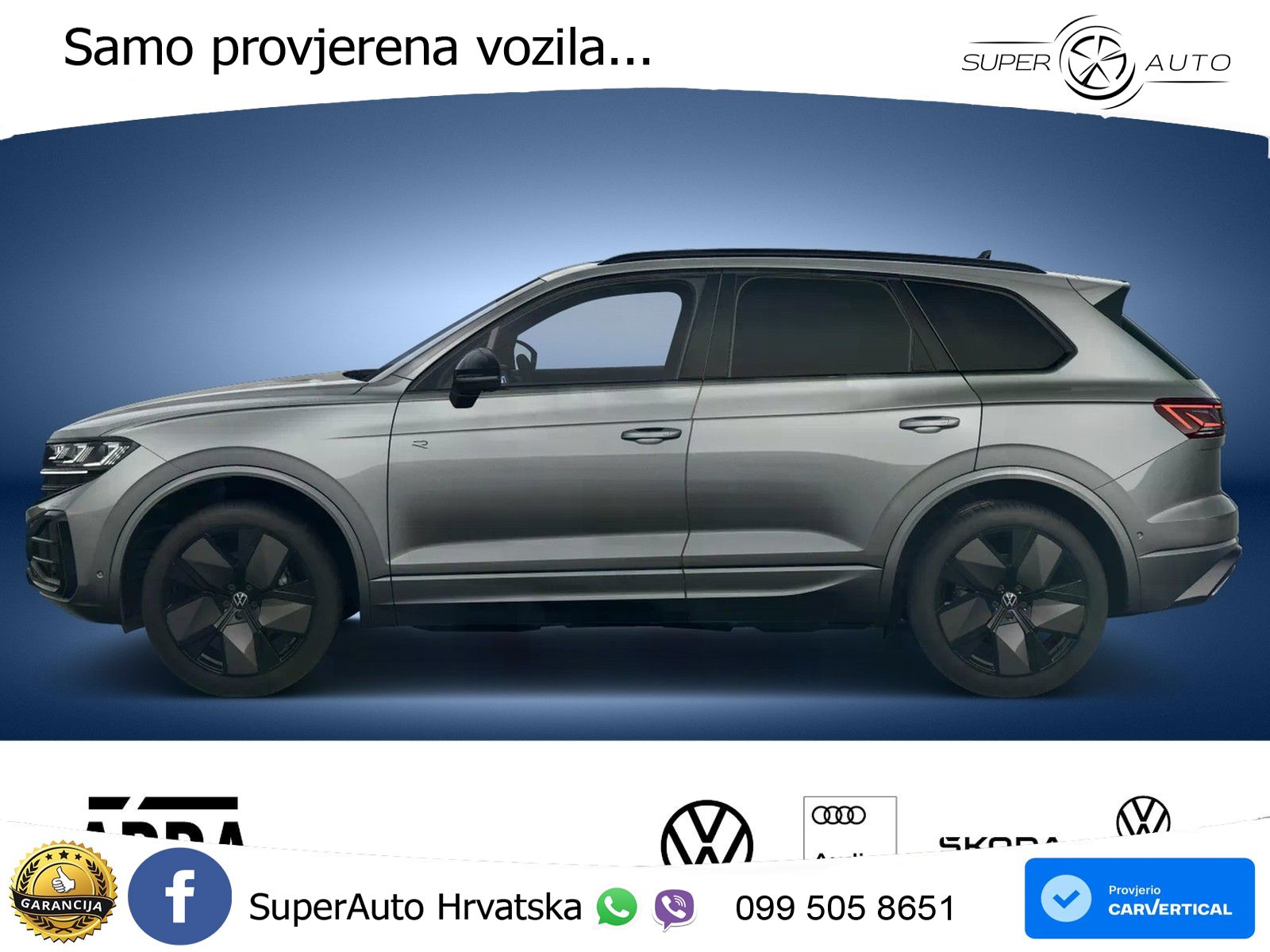 Volkswagen Touareg 3.0 V6 TDI (286 KS) 4MOTION Tiptronic ZRAČNI+ACC+GR SJED+KAM+PANO