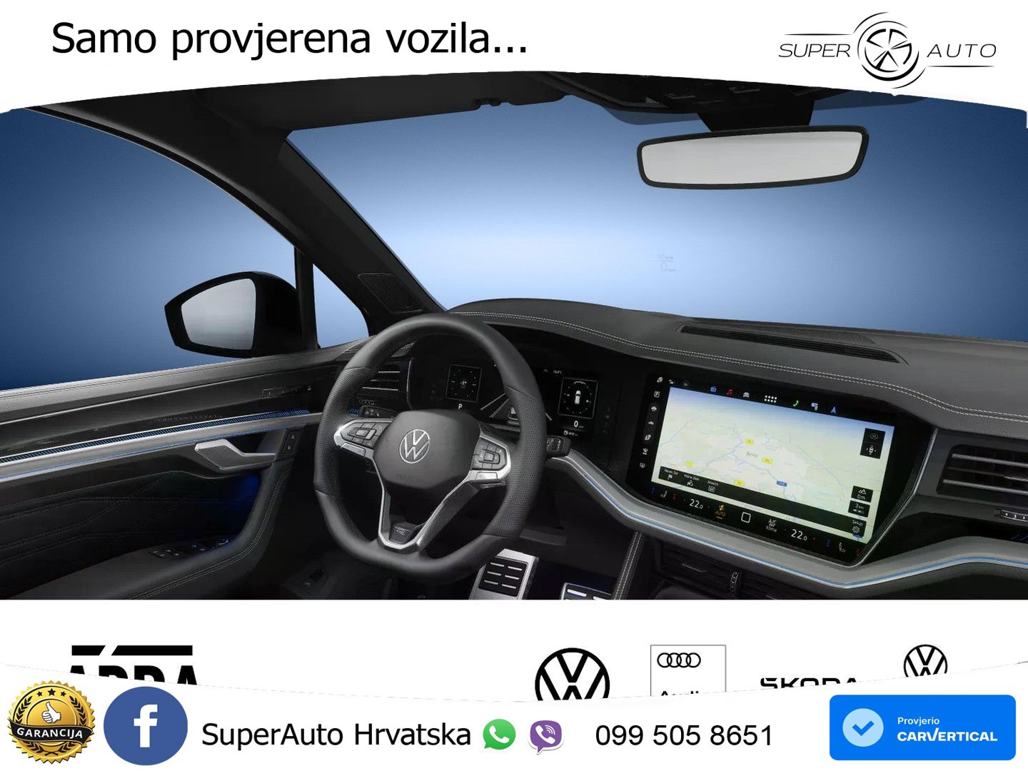 Volkswagen Touareg 3.0 V6 TDI (286 KS) 4MOTION Tiptronic ZRAČNI+ACC+GR SJED+KAM+PANO