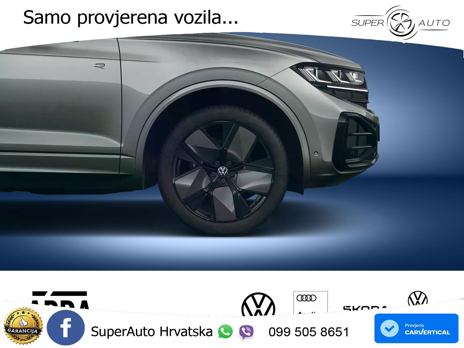 Volkswagen Touareg 3.0 V6 TDI (286 KS) 4MOTION Tiptronic ZRAČNI+ACC+GR SJED+KAM+PANO