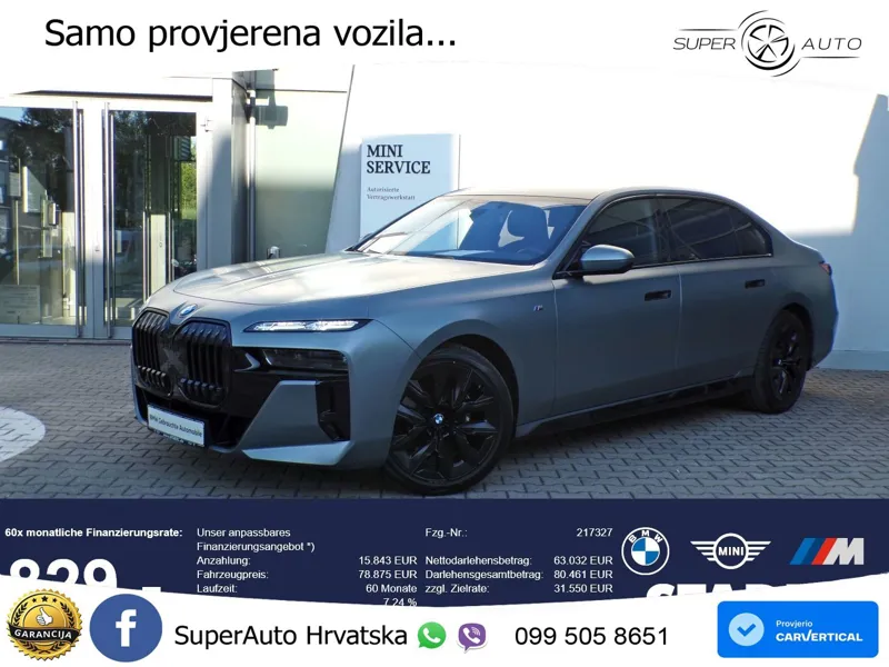 BMW 740d (299 KS) xDrive Steptronic M Sport LED+GR SJED+ACC