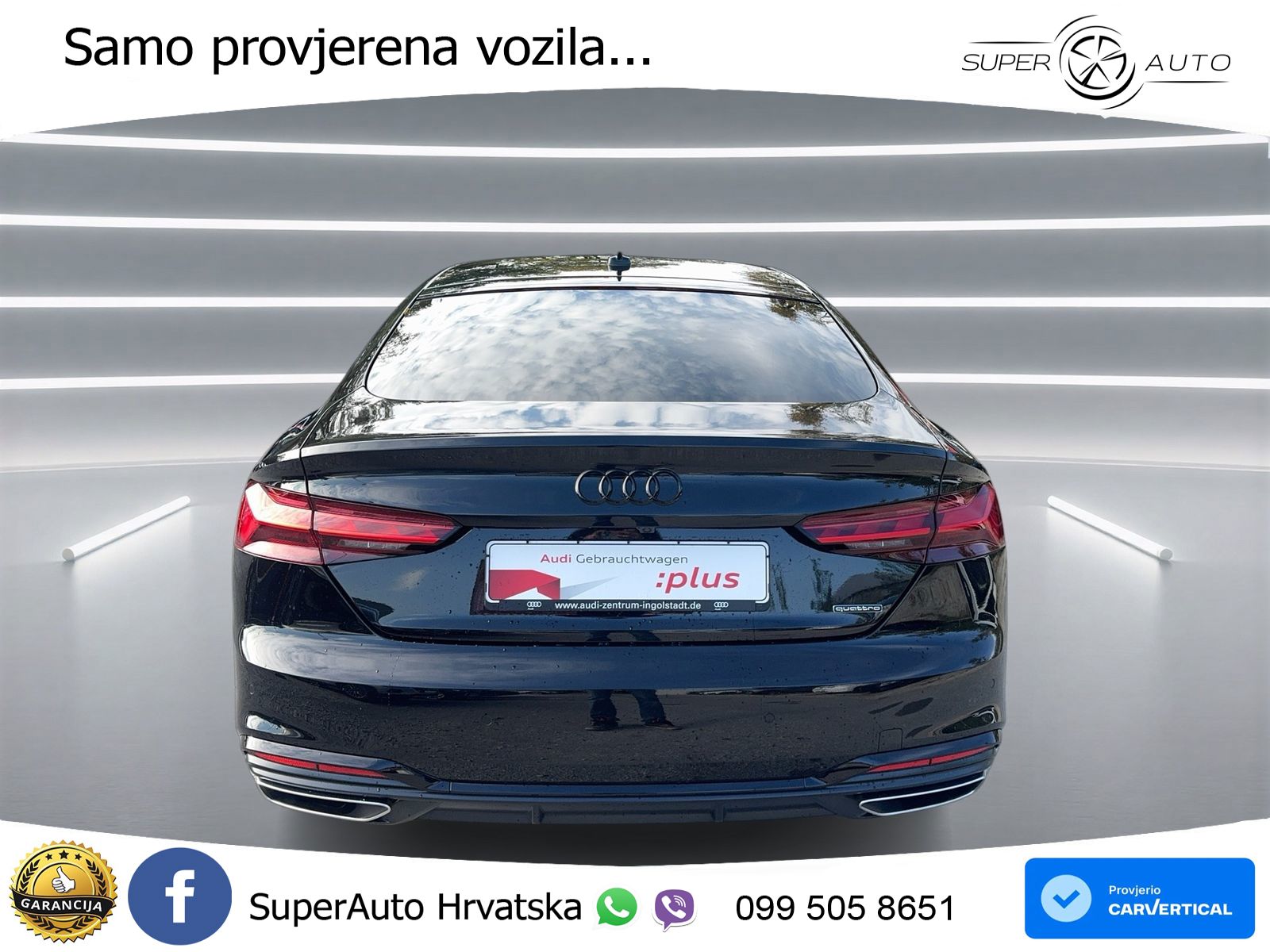 Audi A5 Sportback 45 TFSI (265 KS) quattro S tronic S line MATRIX+GR SJED+KAM