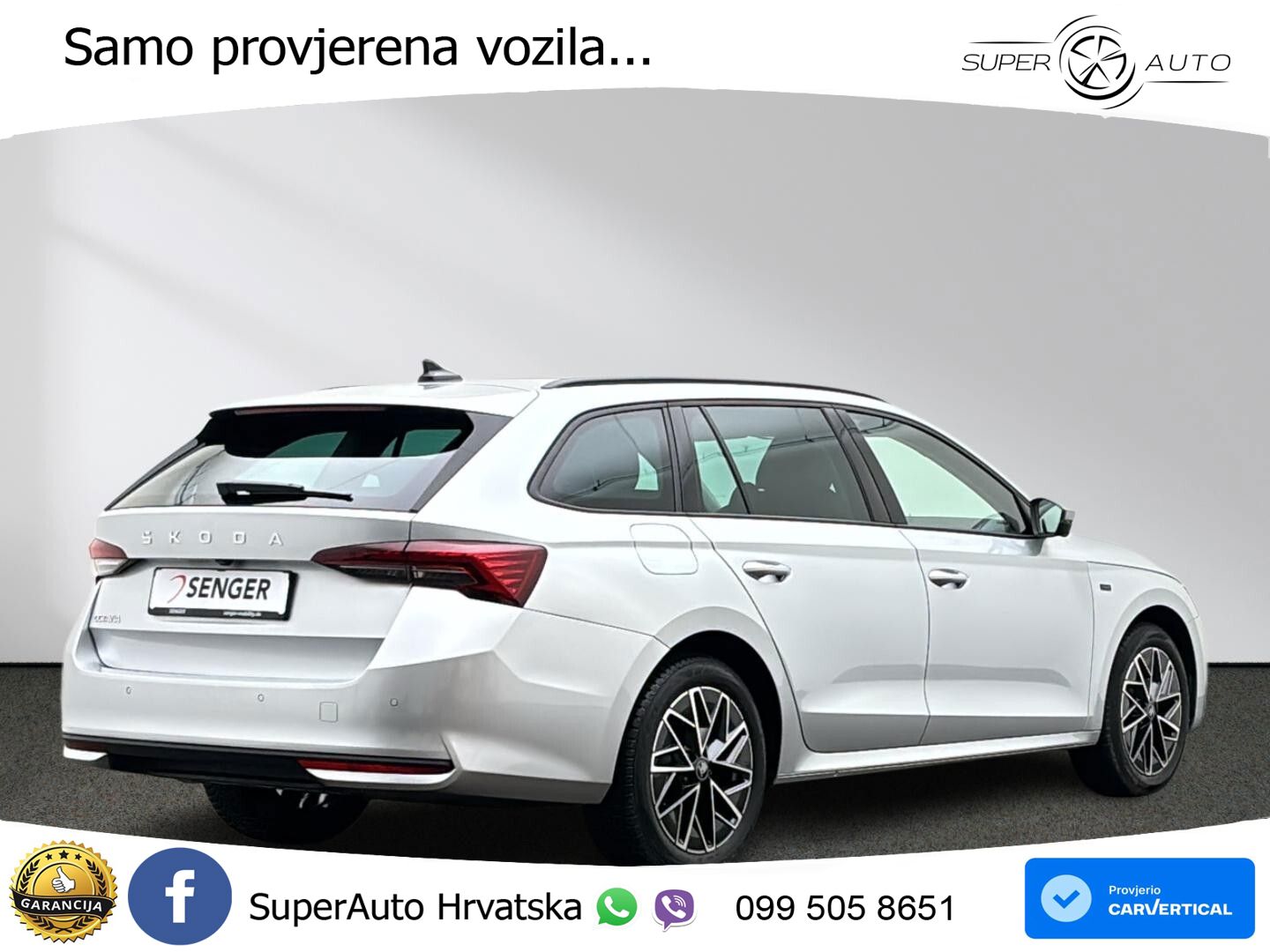 Škoda Octavia Combi 2.0 TDI (150 KS) DSG ACC+GR SJED+360+PANO