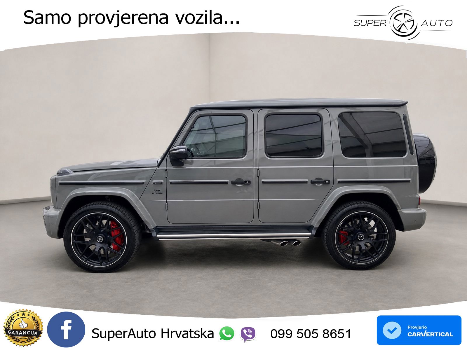 Mercedes AMG G 63 Long V8 (585 KS) 4MATIC 9G-TRONIC AMG SPEEDSHIFT TCT Manufaktur LED+GR SJED+ACC