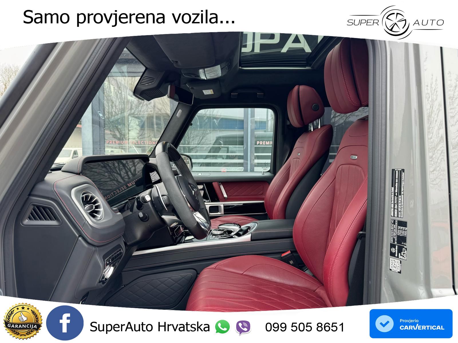Mercedes AMG G 63 Long V8 (585 KS) 4MATIC 9G-TRONIC AMG SPEEDSHIFT TCT Manufaktur LED+GR SJED+ACC