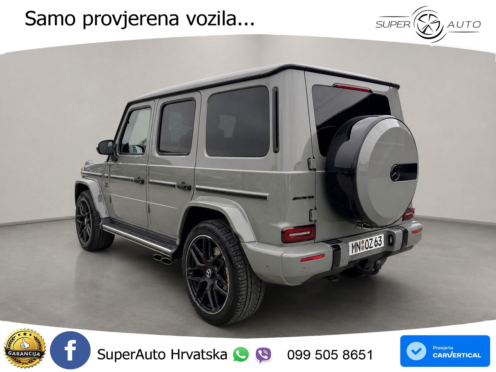 Mercedes AMG G 63 Long V8 (585 KS) 4MATIC 9G-TRONIC AMG SPEEDSHIFT TCT Manufaktur LED+GR SJED+ACC