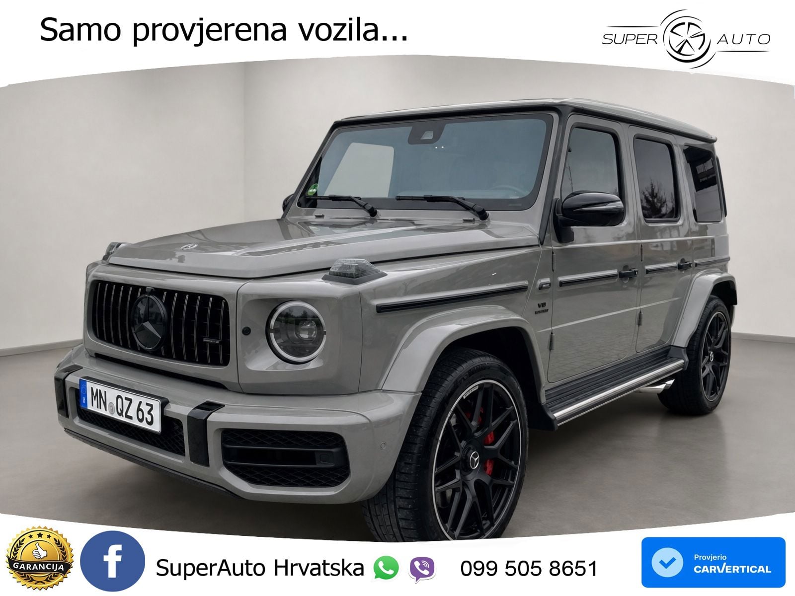 Mercedes AMG G 63 Long V8 (585 KS) 4MATIC 9G-TRONIC AMG SPEEDSHIFT TCT Manufaktur LED+GR SJED+ACC
