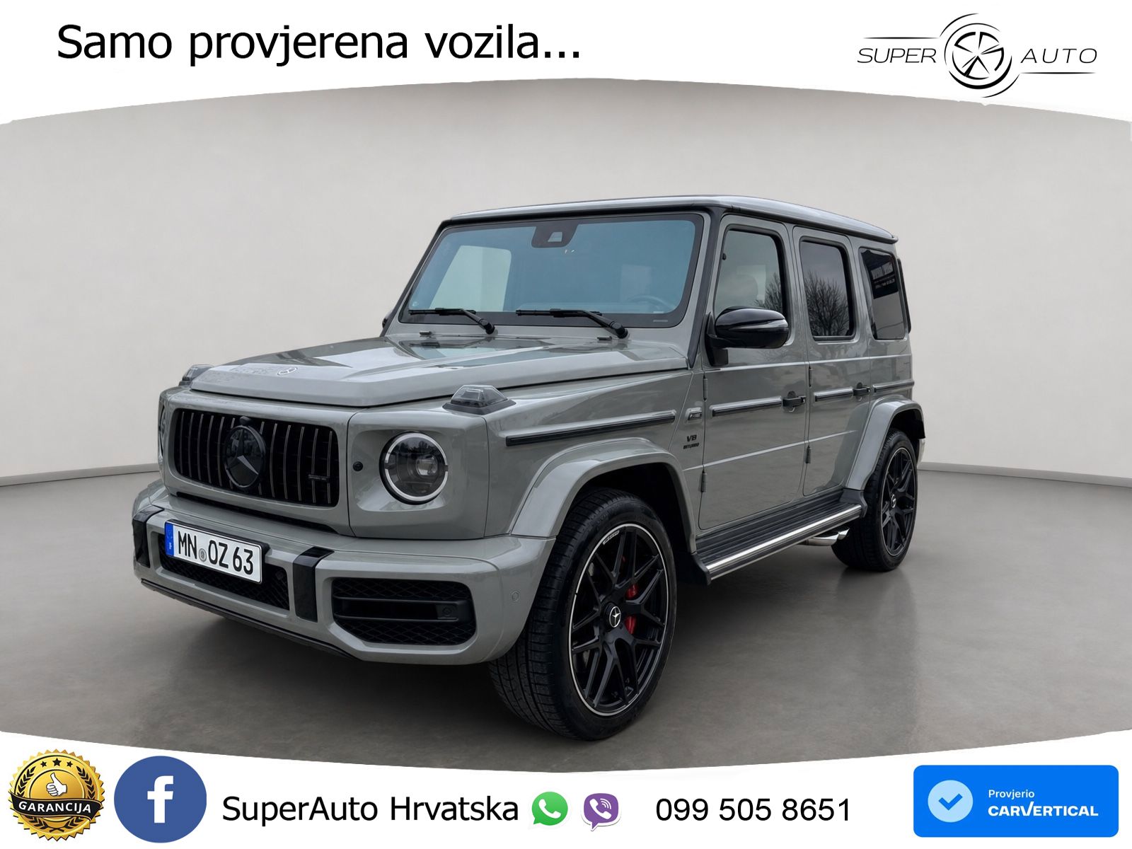 Mercedes AMG G 63 Long V8 (585 KS) 4MATIC 9G-TRONIC AMG SPEEDSHIFT TCT Manufaktur LED+GR SJED+ACC