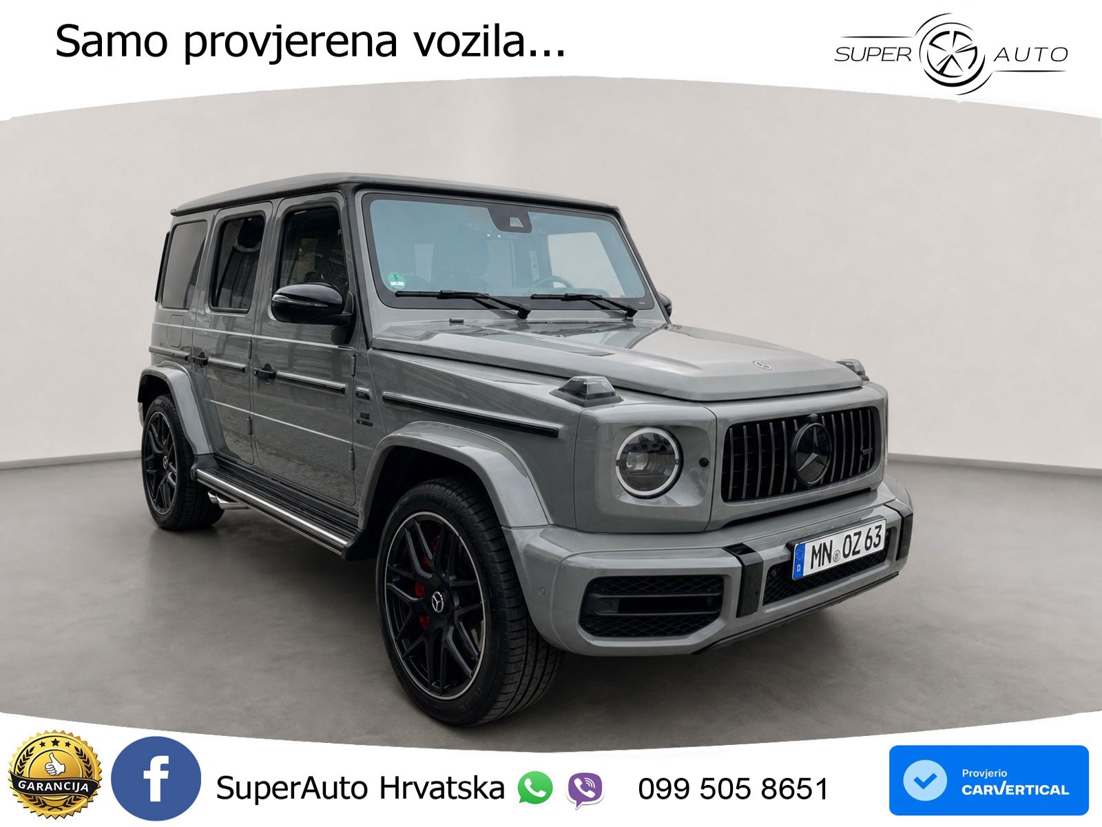 Mercedes AMG G 63 Long V8 (585 KS) 4MATIC 9G-TRONIC AMG SPEEDSHIFT TCT Manufaktur LED+GR SJED+ACC