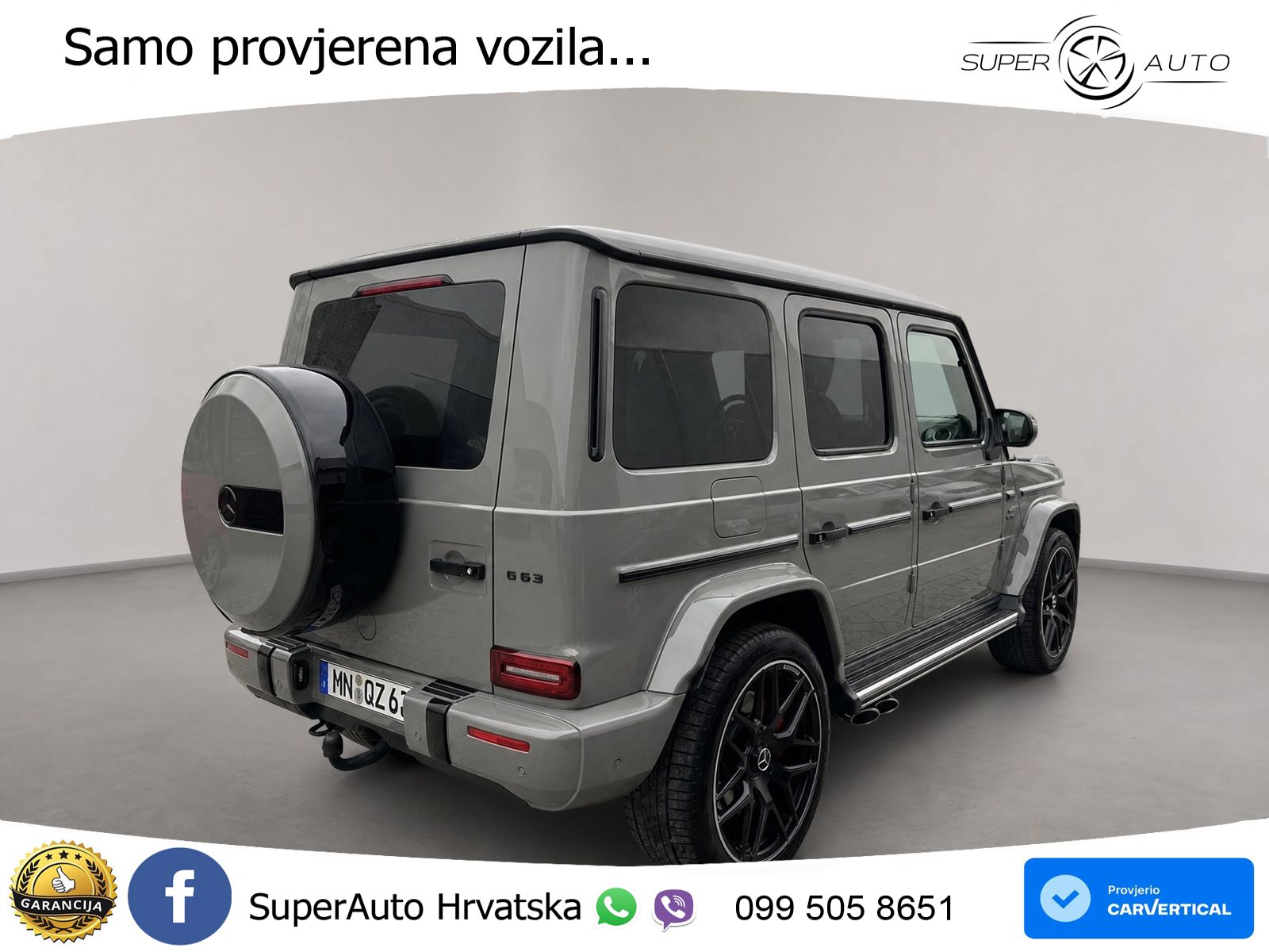 Mercedes AMG G 63 Long V8 (585 KS) 4MATIC 9G-TRONIC AMG SPEEDSHIFT TCT Manufaktur LED+GR SJED+ACC