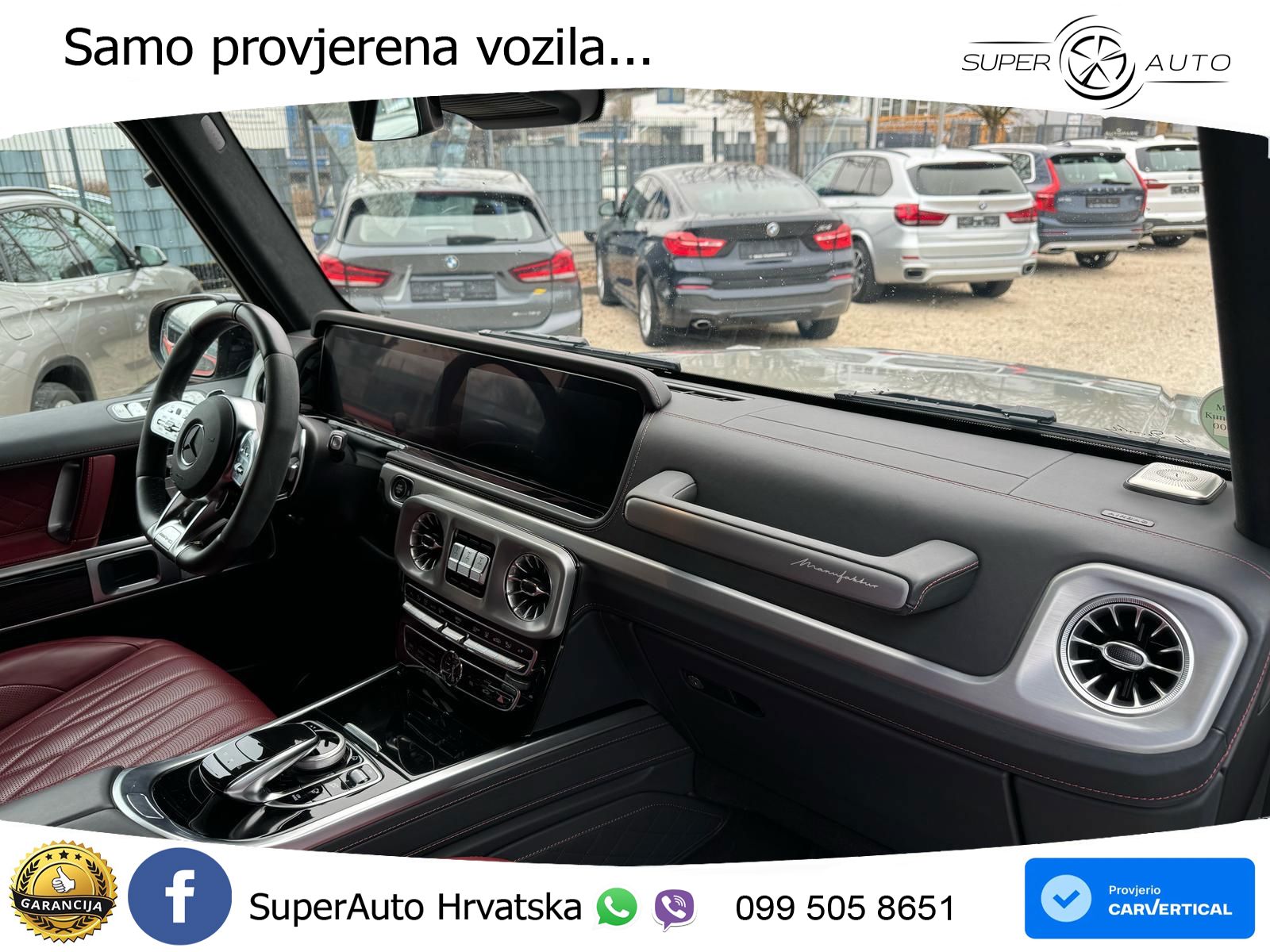 Mercedes AMG G 63 Long V8 (585 KS) 4MATIC 9G-TRONIC AMG SPEEDSHIFT TCT Manufaktur LED+GR SJED+ACC
