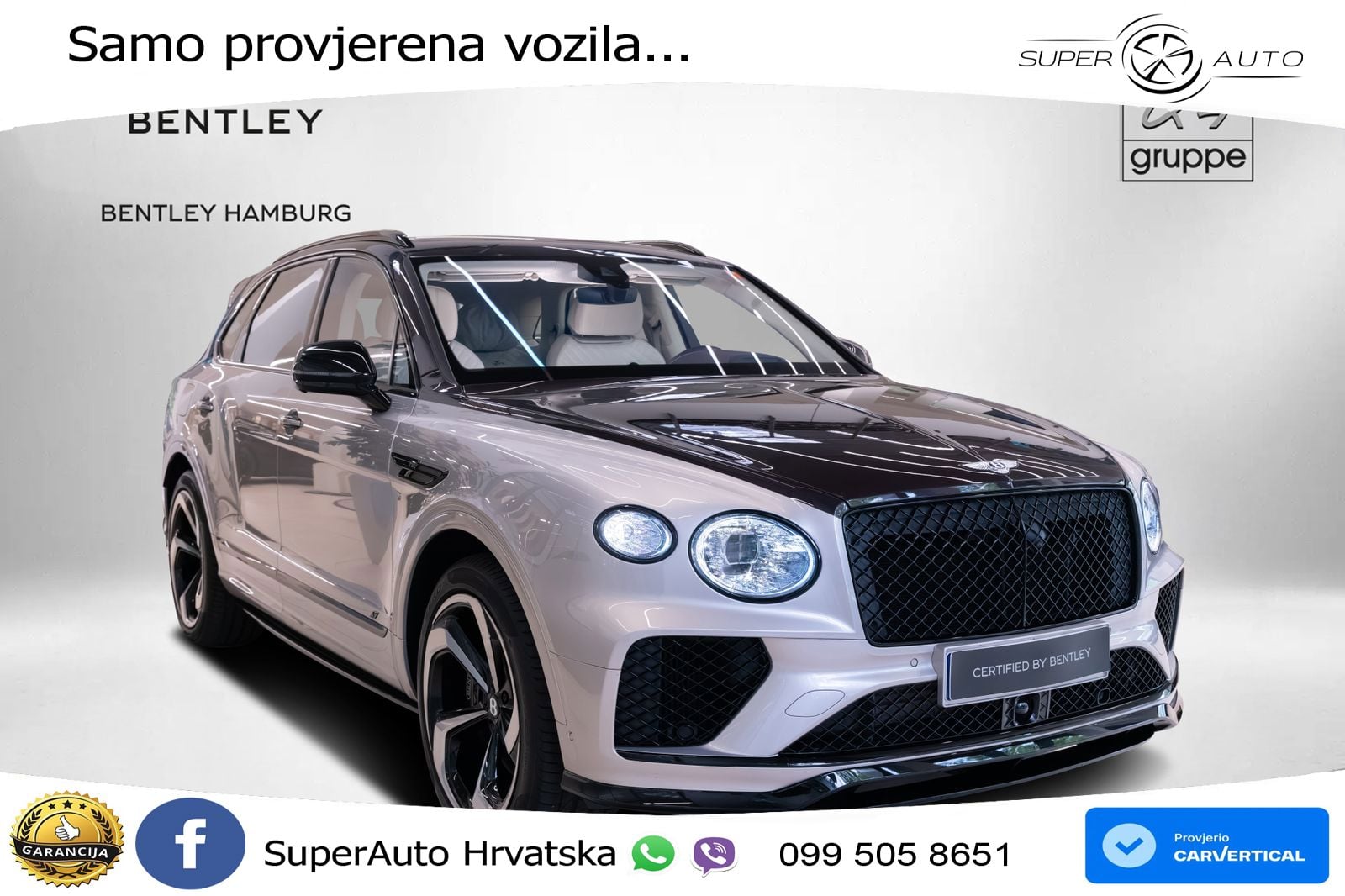 Bentley Bentayga 4.0 V8 (550 KS) AWD Automatic LED+GR SJED+ACC