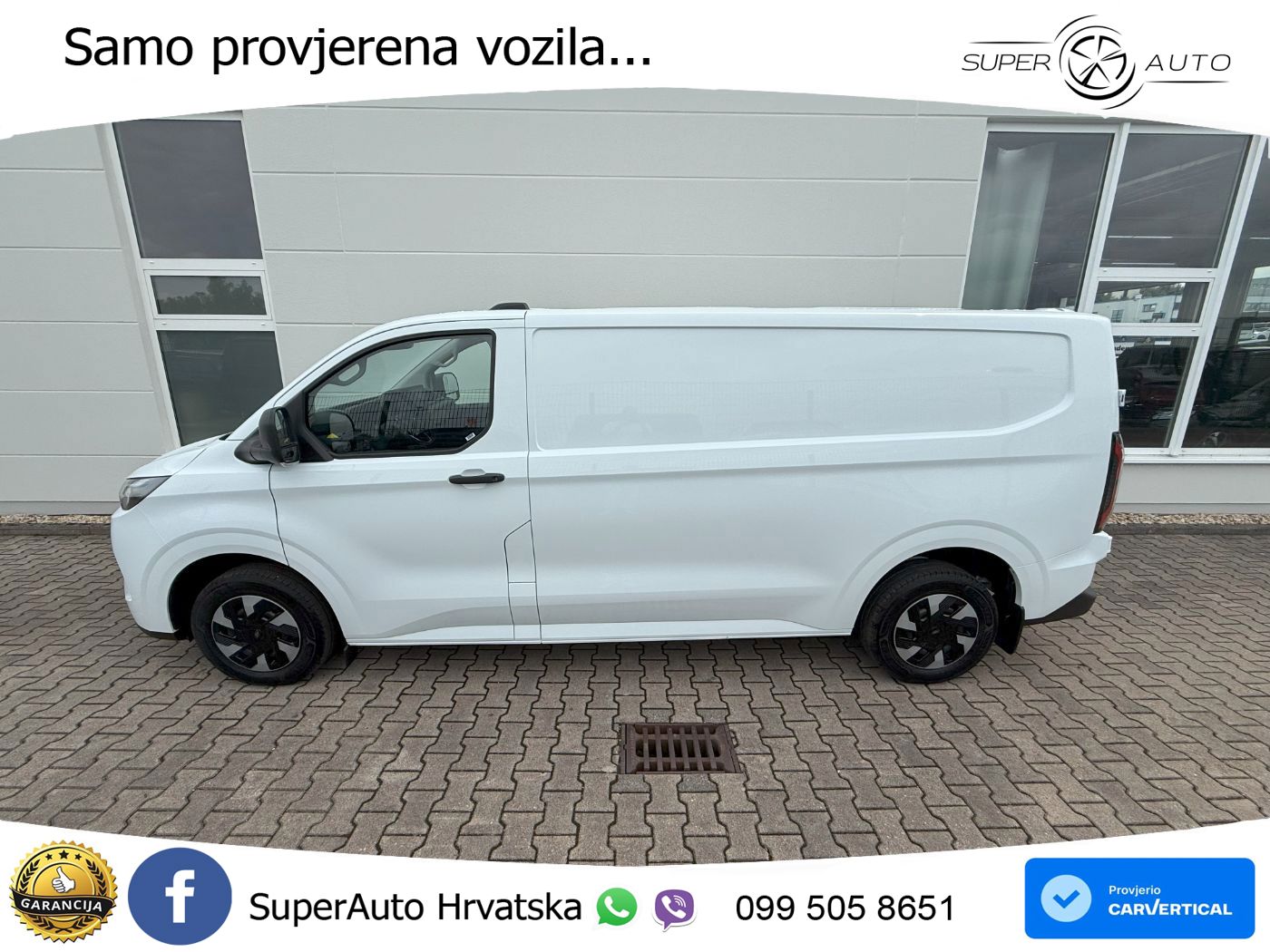 Ford Transit Custom BEV Kasten L2 218PS AHK+Winterpak 218 KS