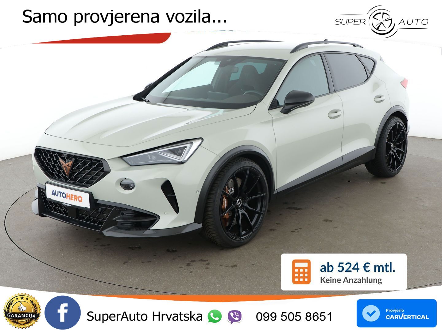 Cupra Formentor VZ5 2.5 TSI (390 KS) 4Drive DSG MATRIX+GR SJED+KAM