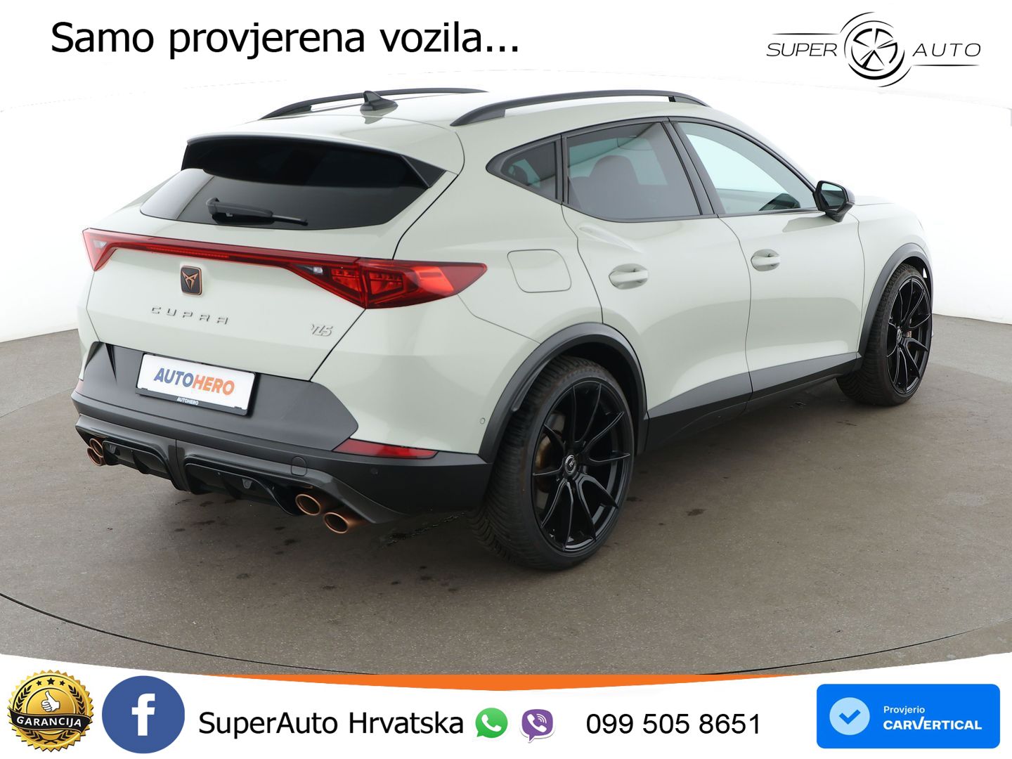 Cupra Formentor VZ5 2.5 TSI (390 KS) 4Drive DSG MATRIX+GR SJED+KAM
