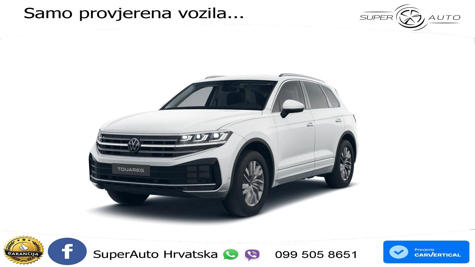 Volkswagen Touareg 3.0 V6 TDI (231 KS) 4MOTION Tiptronic ZRAČNI+ACC+GR SJED+KAM