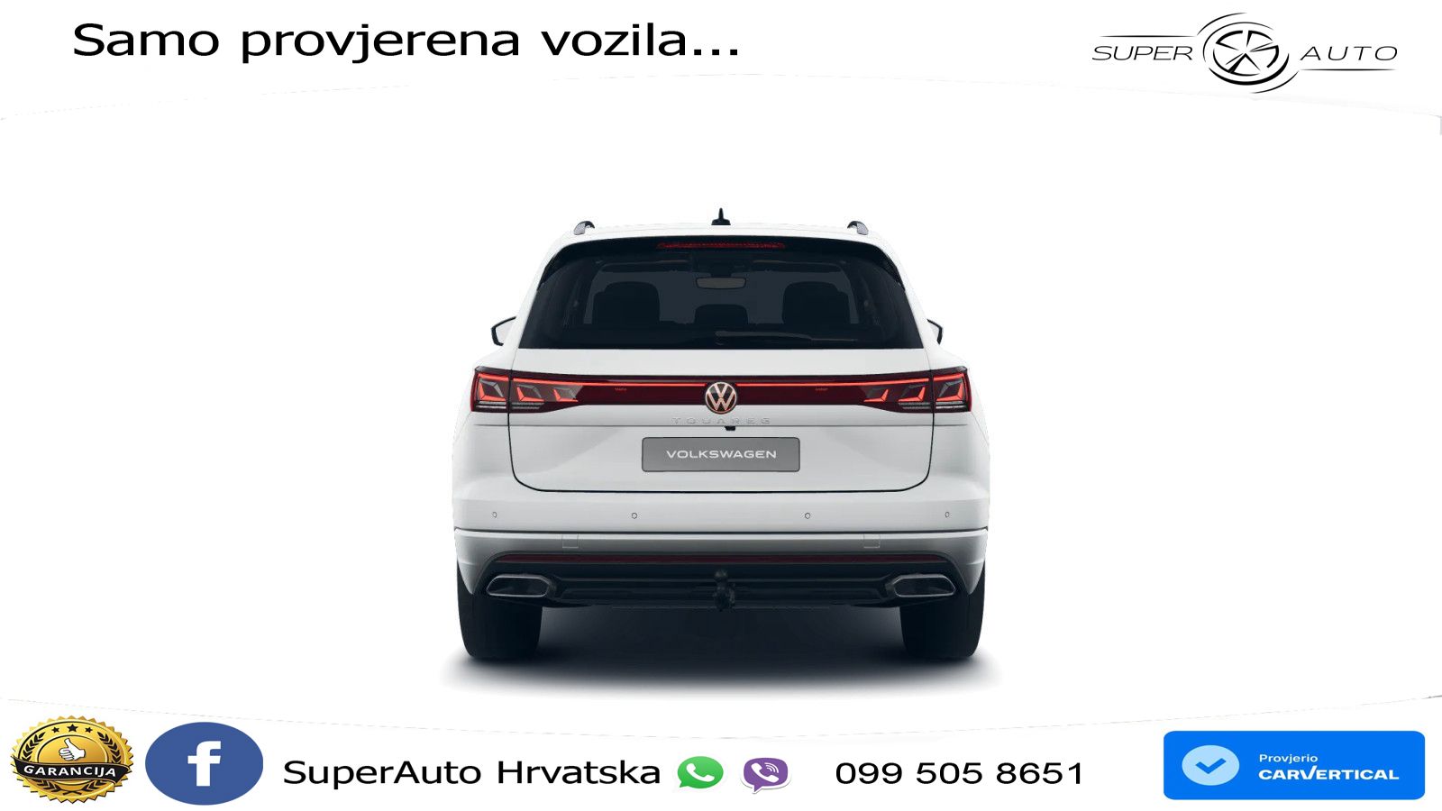 Volkswagen Touareg 3.0 V6 TDI (231 KS) 4MOTION Tiptronic ZRAČNI+ACC+GR SJED+KAM