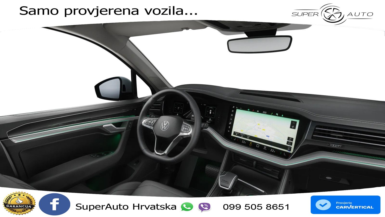 Volkswagen Touareg 3.0 V6 TDI (231 KS) 4MOTION Tiptronic ZRAČNI+ACC+GR SJED+KAM