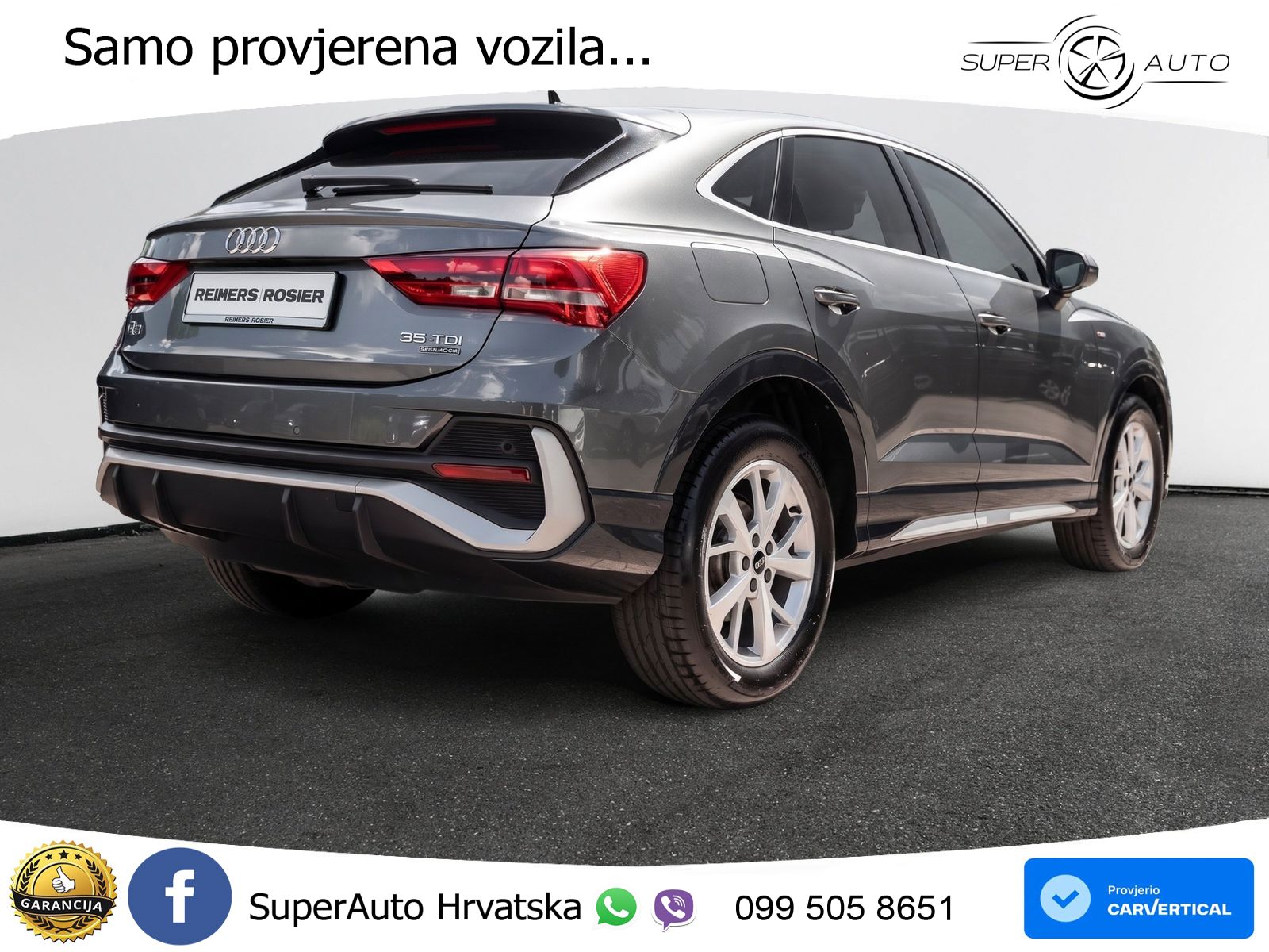 Audi Q3 Sportback 35 TDI (150 KS) quattro S tronic S line