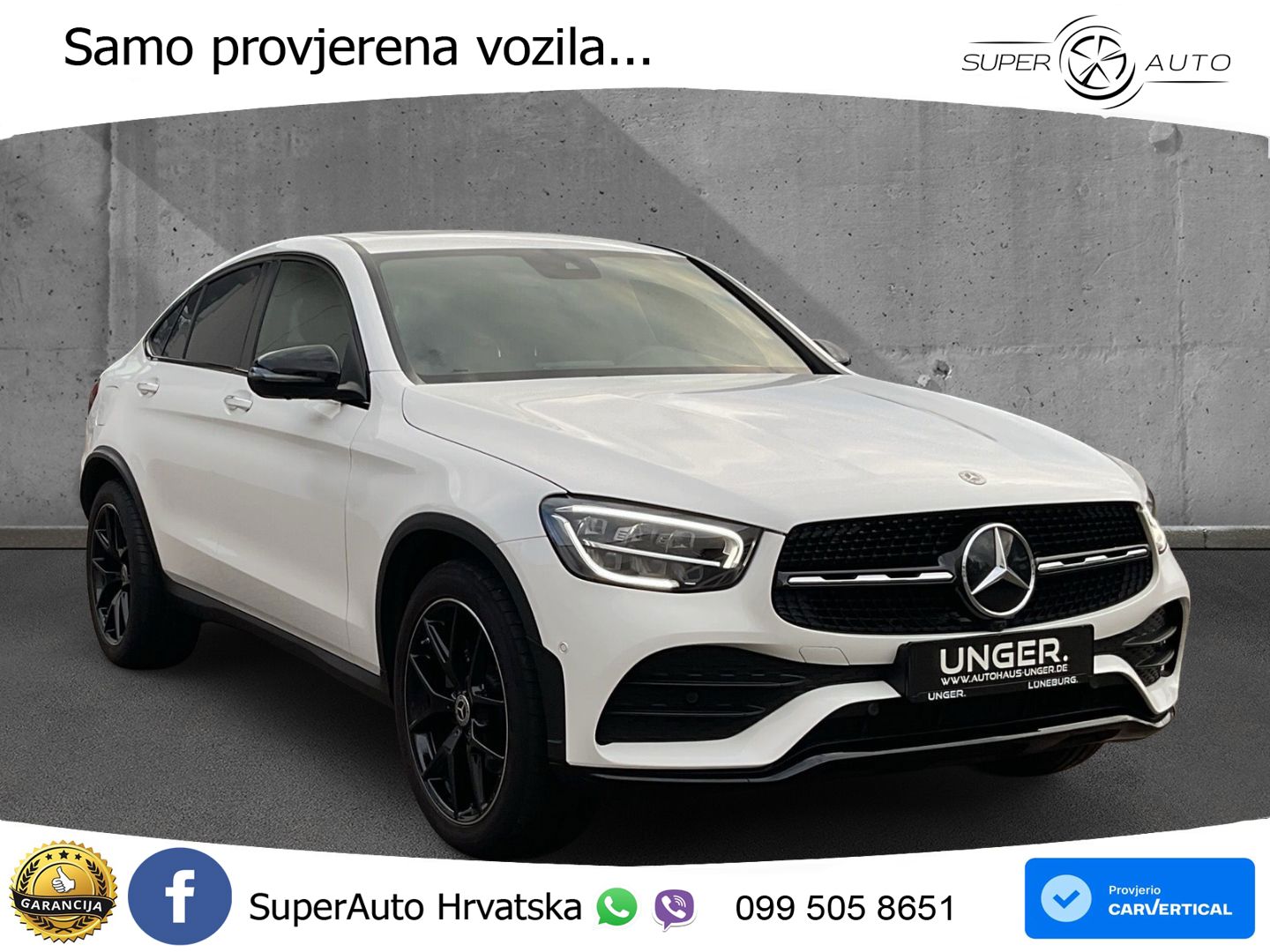 Mercedes GLC Coupe 220d (194 KS) 4MATIC G-TRONIC LED+GR SJED+ACC