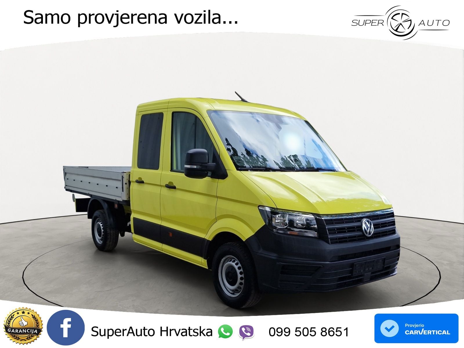 Volkswagen Crafter Pritsche 2.0 TDI Doka Audio+StandH 140 KS