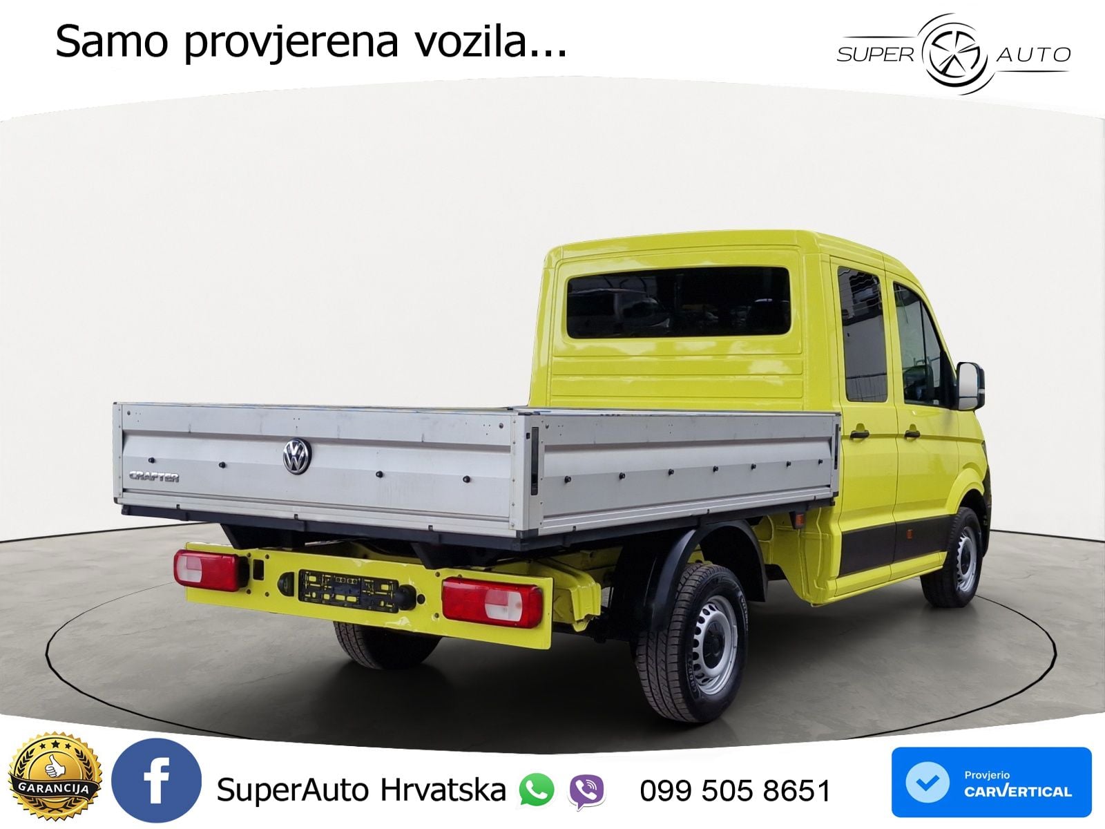 Volkswagen Crafter Pritsche 2.0 TDI Doka Audio+StandH 140 KS