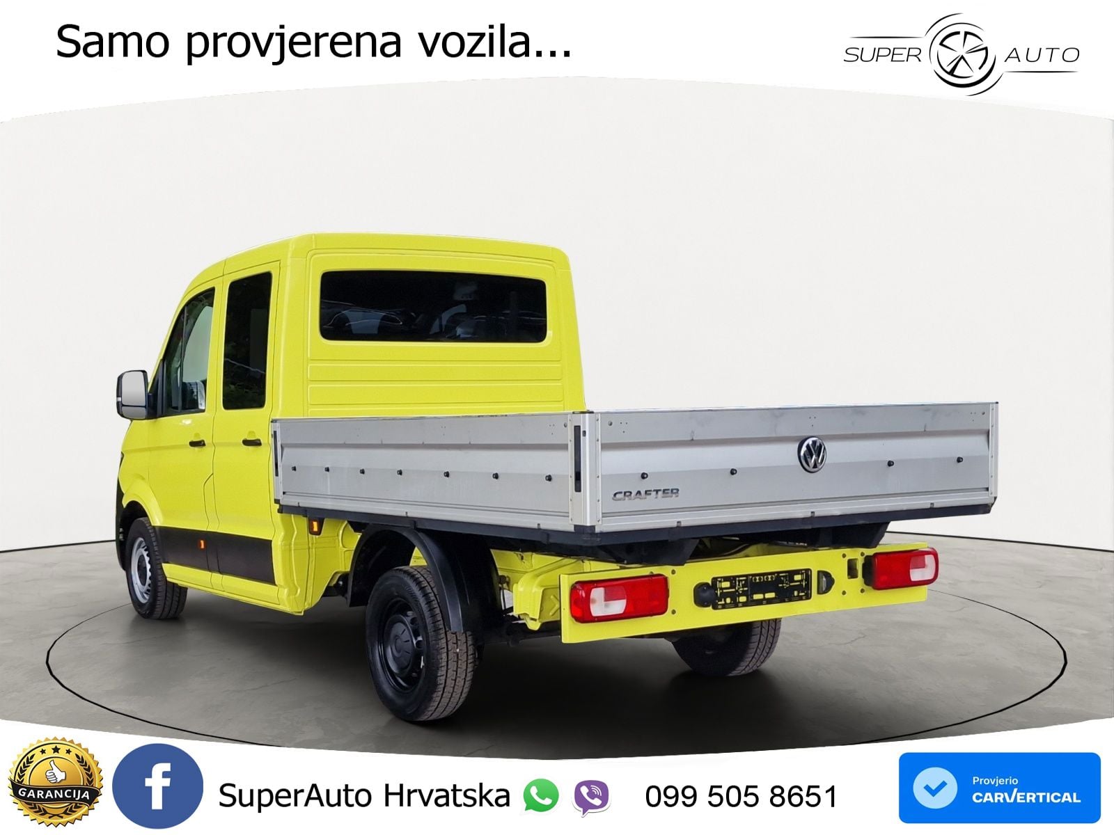 Volkswagen Crafter Pritsche 2.0 TDI Doka Audio+StandH 140 KS