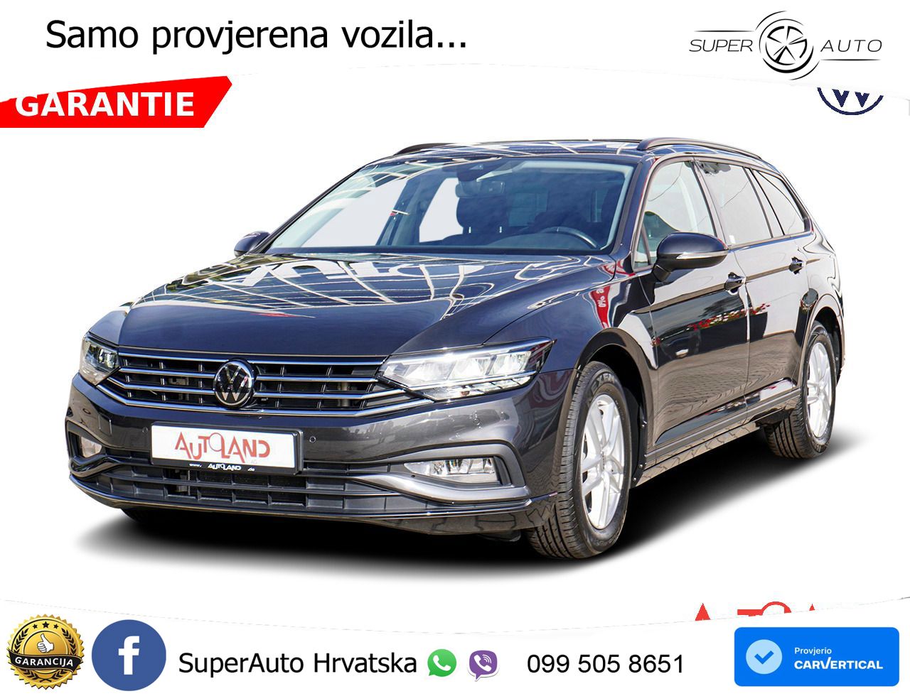 Volkswagen Passat Variant 1.5 TSI (150 KS) ACT LED+GR SJED+ACC