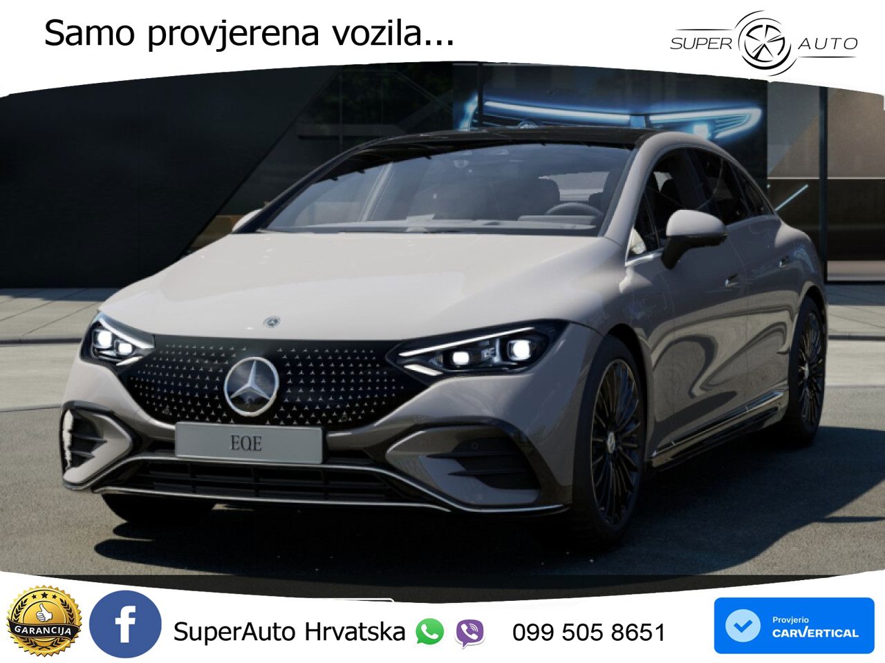 Mercedes EQE 350 100 kWh (320 KS) 4MATIC AMG ACC+HEAD+GR SJED+360+PANO