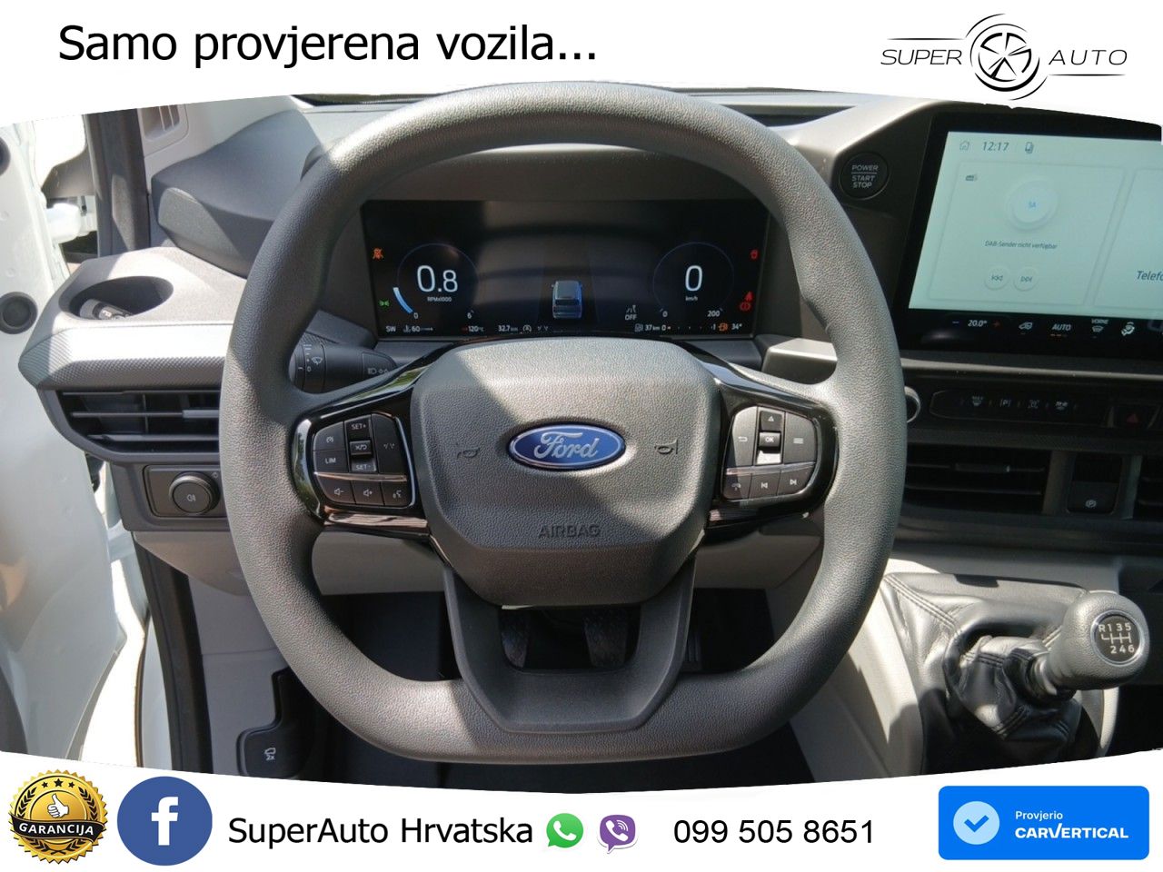 Ford Transit Custom Van 320S Trend 136PS M6 FWD SWB 136 KS