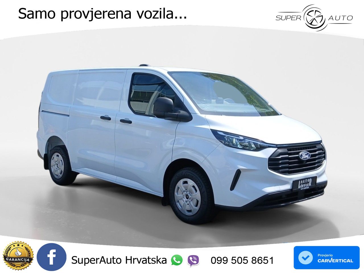 Ford Transit Custom Van 320S Trend 136PS M6 FWD SWB 136 KS