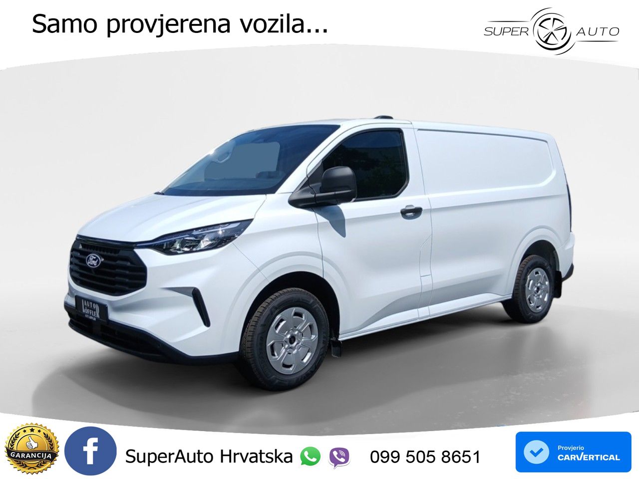 Ford Transit Custom Van 320S Trend 136PS M6 FWD SWB 136 KS