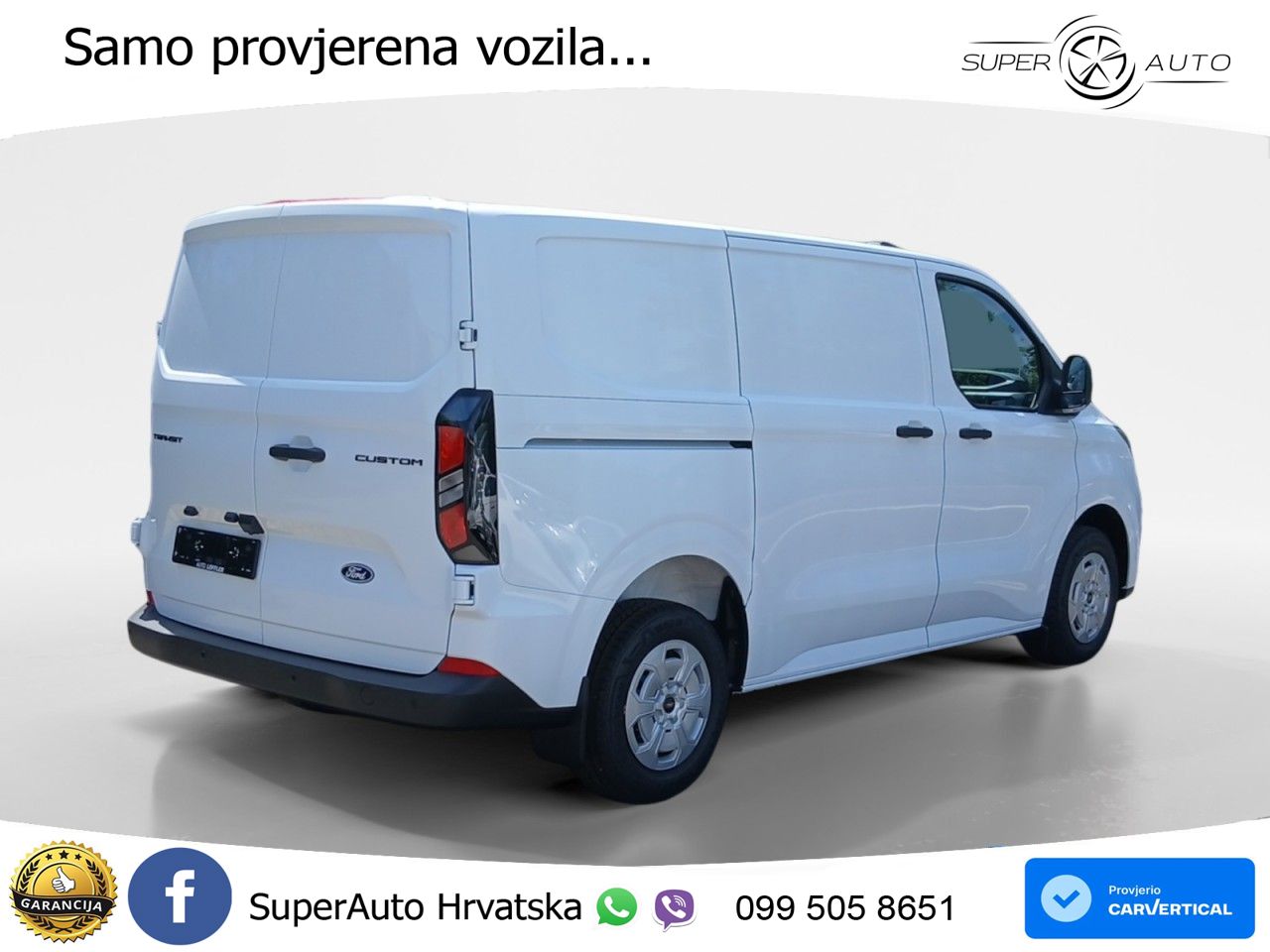 Ford Transit Custom Van 320S Trend 136PS M6 FWD SWB 136 KS