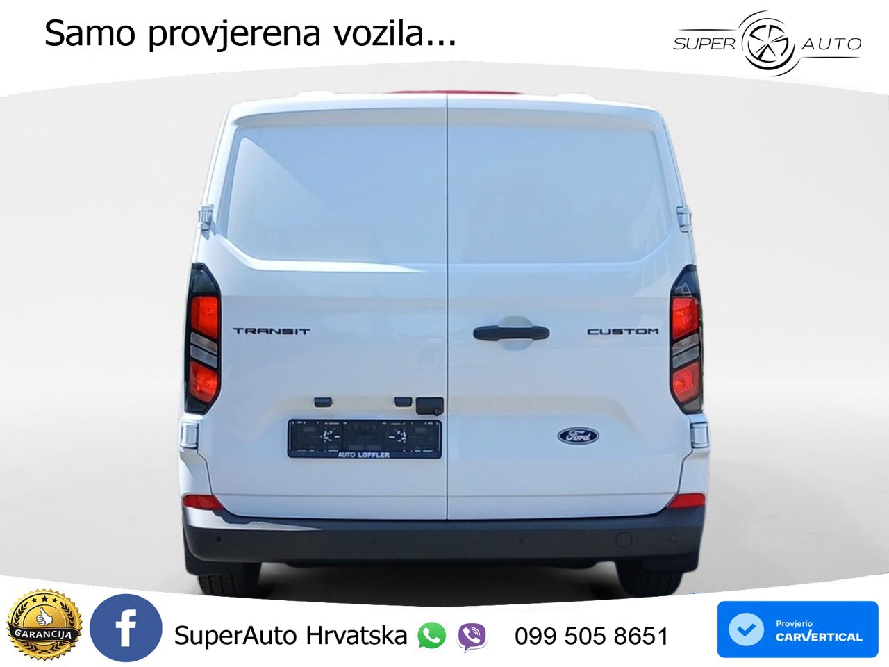 Ford Transit Custom Van 320S Trend 136PS M6 FWD SWB 136 KS