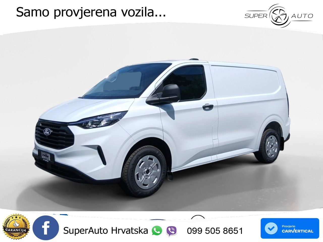 Ford Transit Custom Van 320S Trend 136PS M6 FWD SWB 136 KS