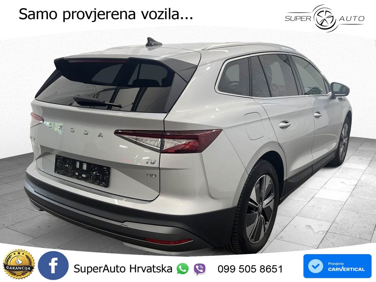 Škoda Enyaq iV 80 82 kWh (204 KS) Suite LED+GR SJED+ACC