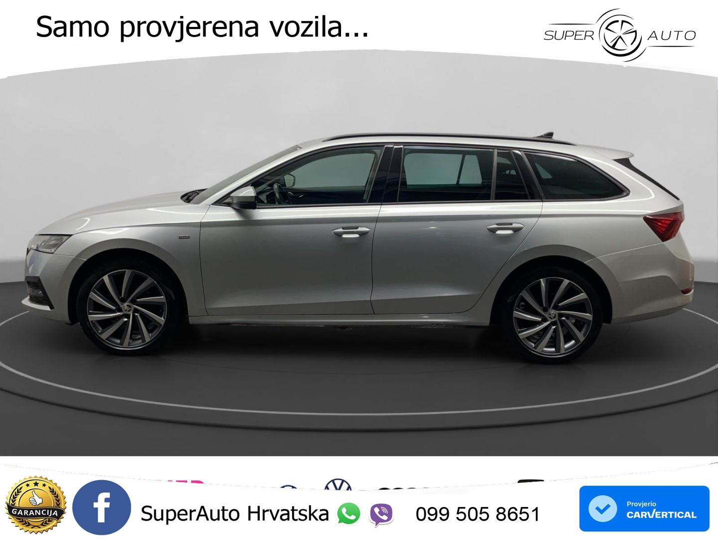 Škoda Octavia Combi 2.0 TDI (150 KS) DSG LED+GR SJED+ACC